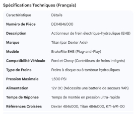 TITAN FORD/CHEVY BRAKE RITE EHB ACTUATOR
