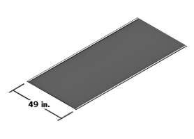 DOOR BLANK 1/2"X49"X110.5" WHT/WHT COMPOSITE VALUE