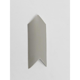 CORNER TAB 1-1/4" X 3-5/8" GREY
