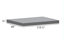 PLYMETAL DOOR PANEL ALU/ALU 3/4" X 49" X 110.50"