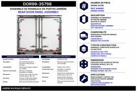 WABASH DOOR ASSY LH & RH (SEE ADDITIONAL ITEM INFO)