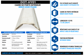 HYUNDAI INNER PVC DOOR FRAME