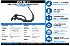 UTILITY GASKET DOOR 2"-4" BLACK X 12'