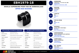 EBERHARD DOOR ROD COVER BUSHING