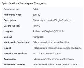 WIRE BLACK 14G 100' ROLL
