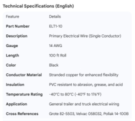 WIRE BLACK 14G 100' ROLL