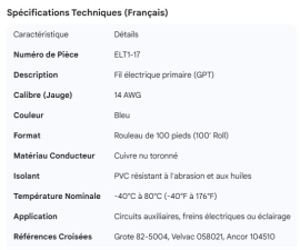WIRE BLUE 14G 100' ROLL