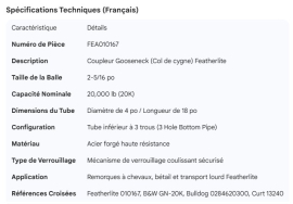 FEATHERLITE COUPLER GN 2 5/16 20K (18" 3 HOLE BTM PIPE)