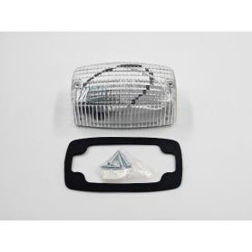 FEATHERLITE LIGHT DOME 12V 2.5" X 4.6" CLEAR
