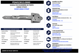 FEATHERLITE HINGE STRAP SS