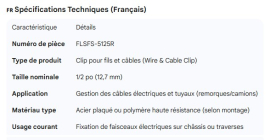 WIRE & CABLE CLIP 1/2" (15)
