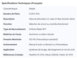 VALVE 3 WAY DIVERTER