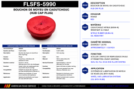 HUB CAP RUBBER PLUG