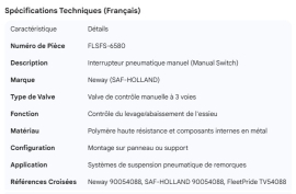 NEWAY MANUAL SWITCH 90054088
