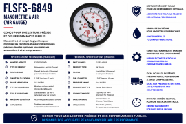 AIR GAUGE LIQUID FILLED 1-5/8" 160PSI CTR BACK