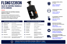 NORGREN STYLE MANUAL CONTROL VALVE K910054