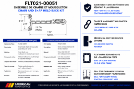 DOOR HOLDBACK CHAIN & SNAP ASSY