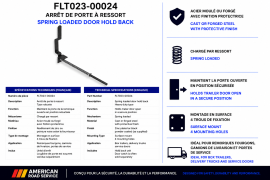 DOOR HOLDBACK SPRING LOADED