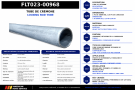 DOOR LOCKROD PIPE 1" X 120" GALV