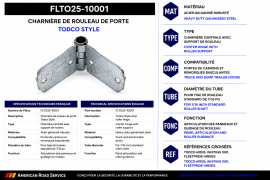 TODCO STYLE ROLLER HINGE 69035