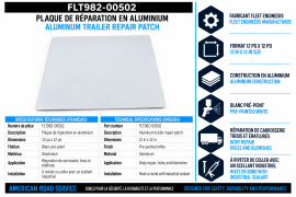 ALUMINUM PATCH 12" X 12" PPW
