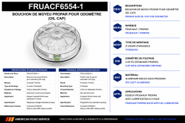 FRUEHAUF PROPAR HUBDOMETER OIL CAP