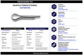 FRUEHAUF AXLE COTTER PIN