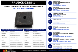 FRUEHAUF HANDLE BRACKET LOCK ROD	