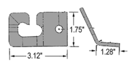 FRUEHAUF DOOR HOLDBACK