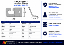 FRUEHAUF DOOR HOLDBACK