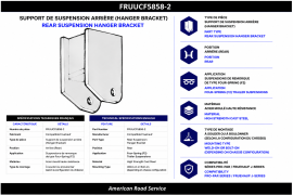 FRUEHAUF REAR HANGER BRACKET