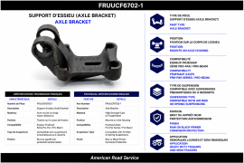 FRUEHAUF AXLE BRACKET