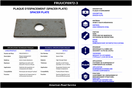 FRUEHAUF SPACER PLATE