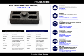 FRUEHAUF SPACER BLOCK
