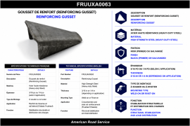 FRUEHAUF REINFORCING GUSSET