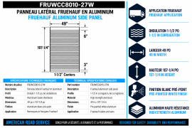 FRUEHAUF SIDE PANEL ALUM 27 CORR
