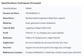 FRUEHAUF SIDE POST LOGISTIC