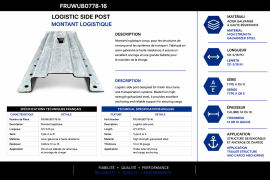 FRUEHAUF LOG S/POST 121-3/16"