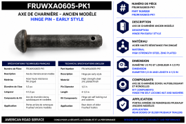 FRUEHAUF EARLY STYLE HINGE PIN