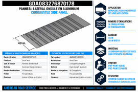GREAT-DANE CORRUGATED SIDE PANEL 16 CORR.