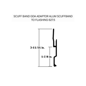 GREAT-DANE SCUFF BAND ADAPTOR 627.5"