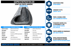 GREAT-DANE DOOR SEAL 104.00"