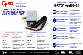 GROTE AIR BRAKE & RELAY SWITCH