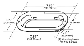 GROTE LIGHT BRACKET CHROME