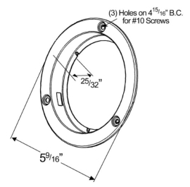 GROTE SECURITY RING 4" SS