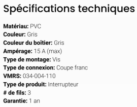 GROTE DOME LIGHT SWITCH