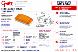 GROTE TURTLEBACK II LIGHT AMBER