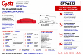 GROTE THIN-LINE LED LIGHT RED