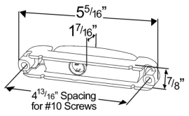 GROTE THIN-LINE LED LIGHT AMBER