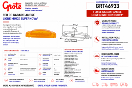 GROTE THIN-LINE LED LIGHT AMBER